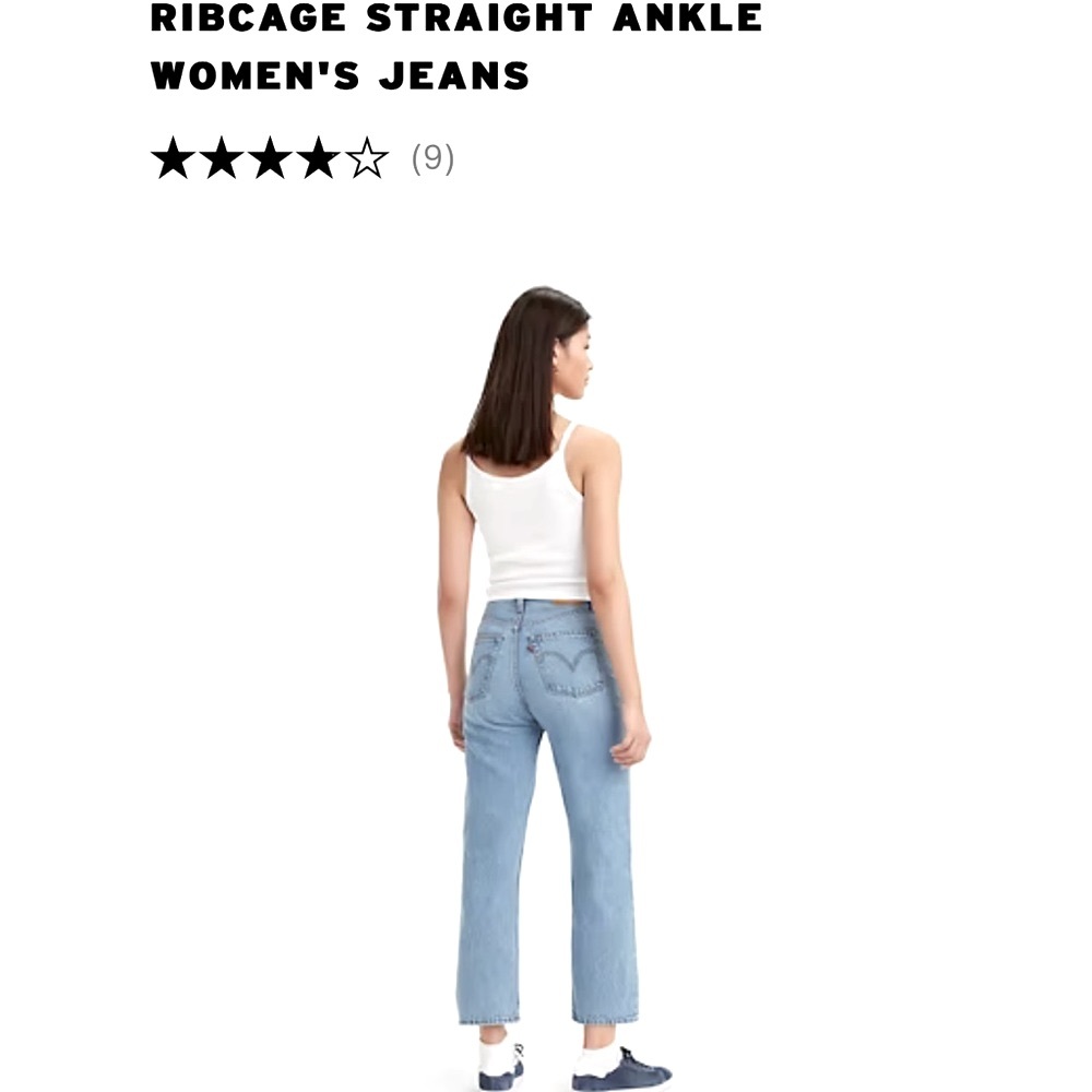 Levi’s Premium Ribcage Straight Ankle Jean